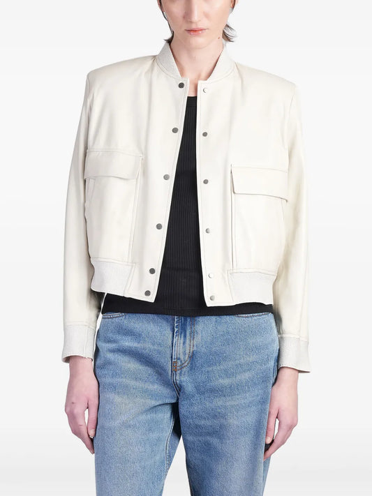 Classic leather motorcycle jacket for everyday use