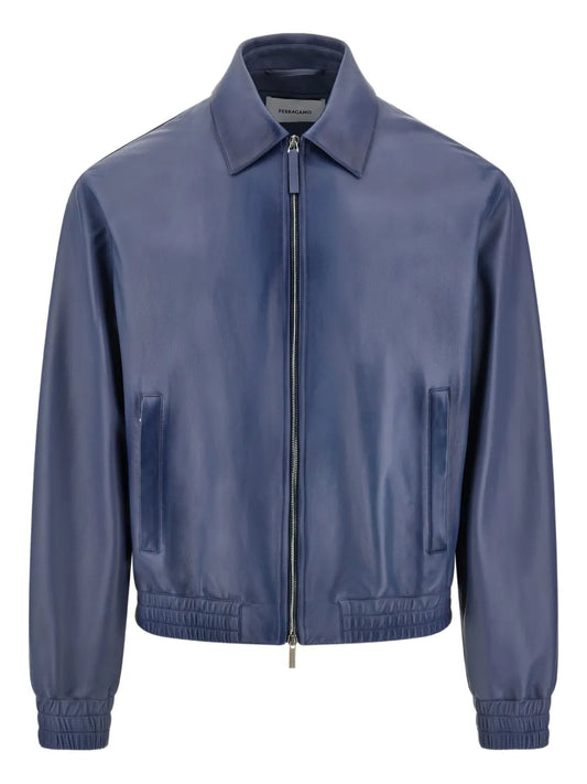 Slim-Fit Leather Jacket For Men – Soft & Durable Material