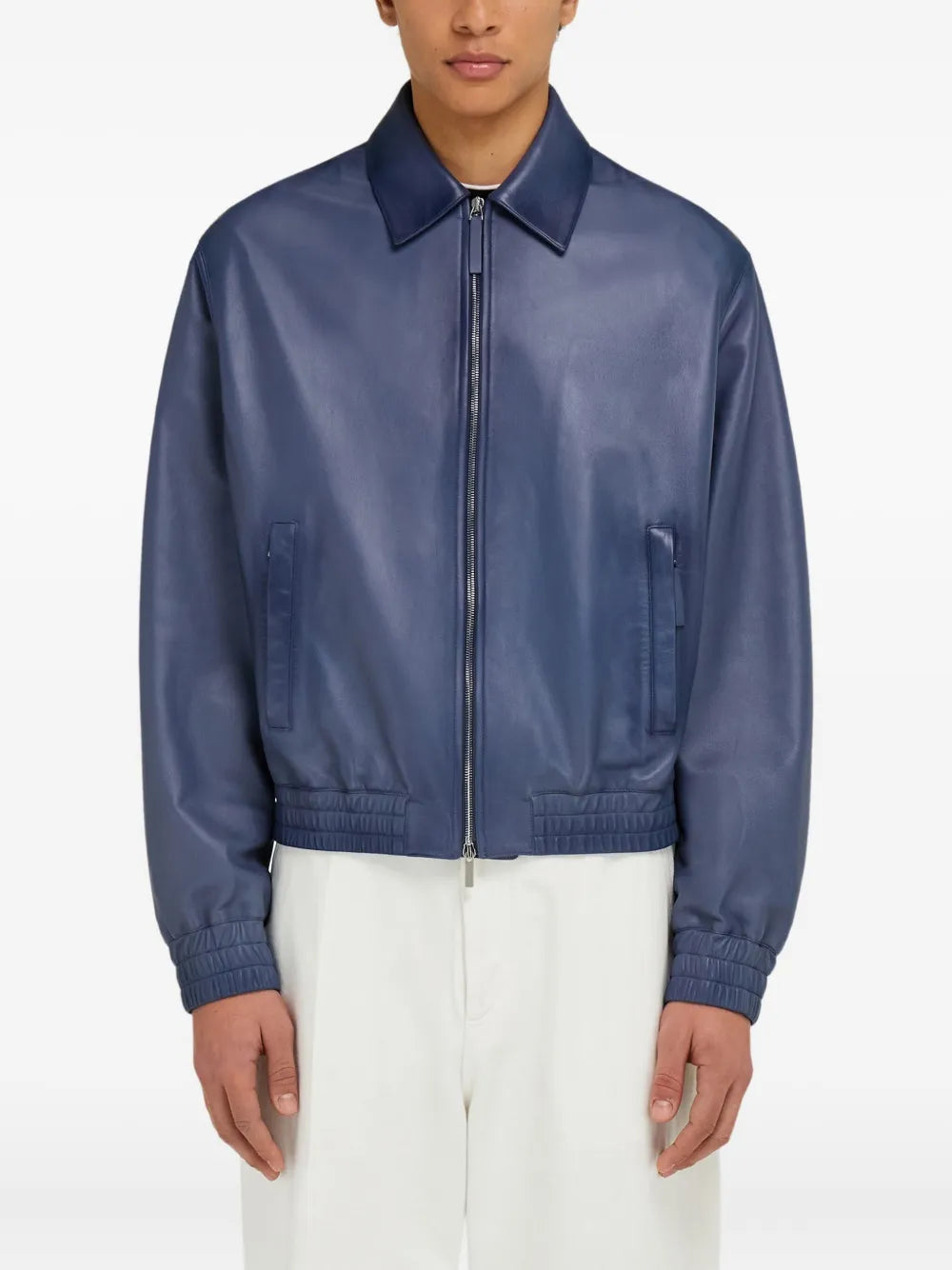 Slim-Fit Leather Jacket For Men – Soft & Durable Material