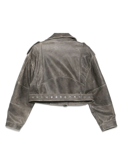 Premium Sheepskin Leather Jacket with Modern Fit