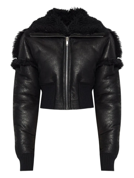 Fashionable Shearling Lined Leather jacket for Chilly Days