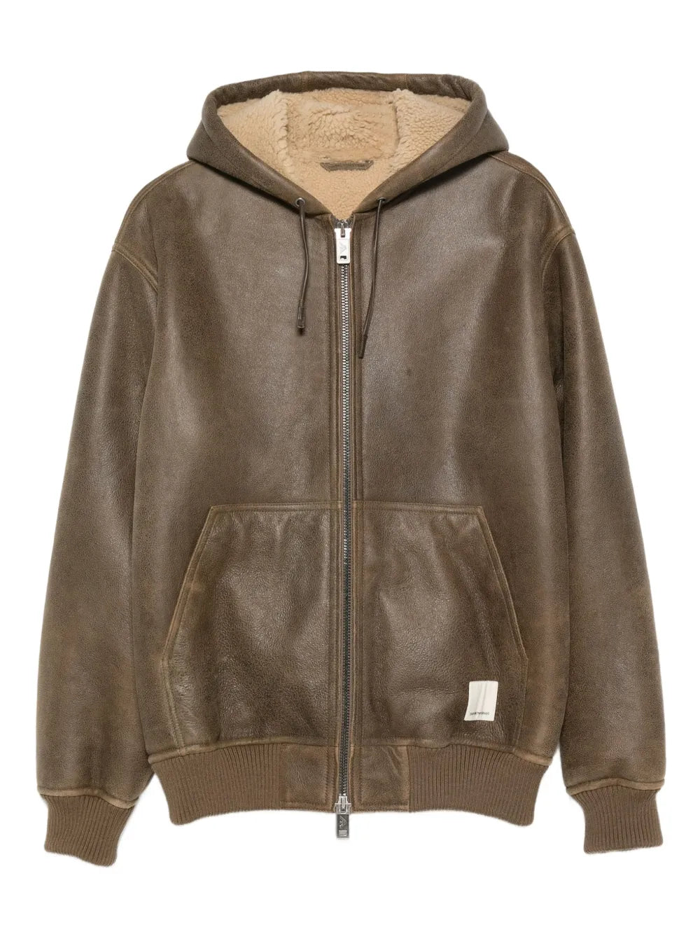 Luxury Hooded Shearling Jacket – Warm & Stylish Winter Outerwear