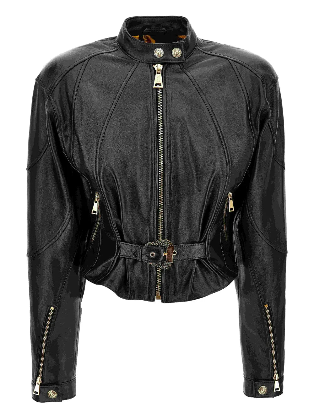 Women’s Classic Belted Genuine Leather Outerwear