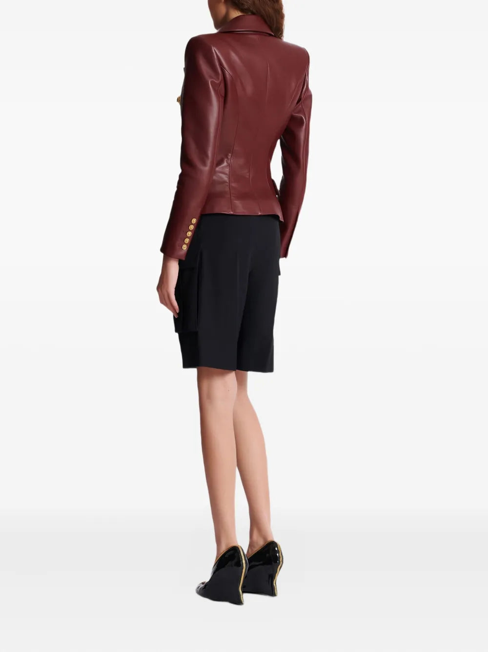 Stylish Women’s Slim Fit Sheepskin Leather Jacket