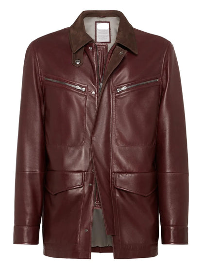 Men's Classic Style genuine Leather Jacket