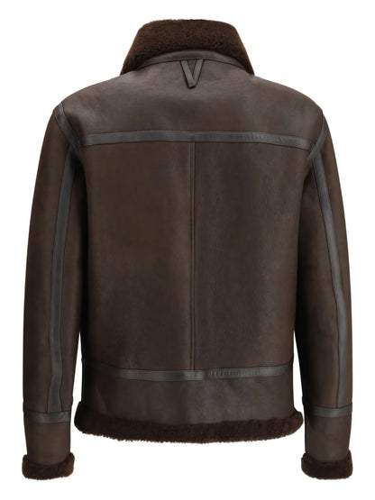 Dark Brown Genuine Leather Jacket – Classic Moto Style for Timeless Fashion