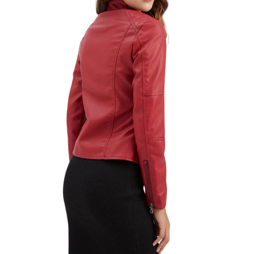 women leather jacket