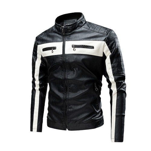 Winter new leather jacket for men's